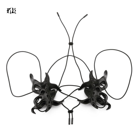 PILI Tentacled Butterfly Tops -front view -3D Printed Top: Avant-Garde Fashion and Modern Innovation